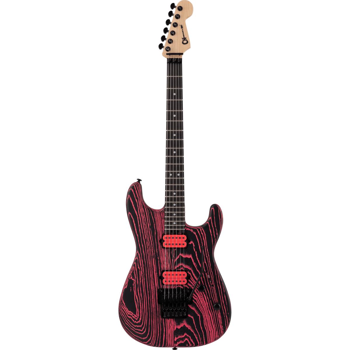 

Charvel Pro-Mod San Dimas Style 1 HH FR E Ash Electric Guitar, Neon Pink Ash