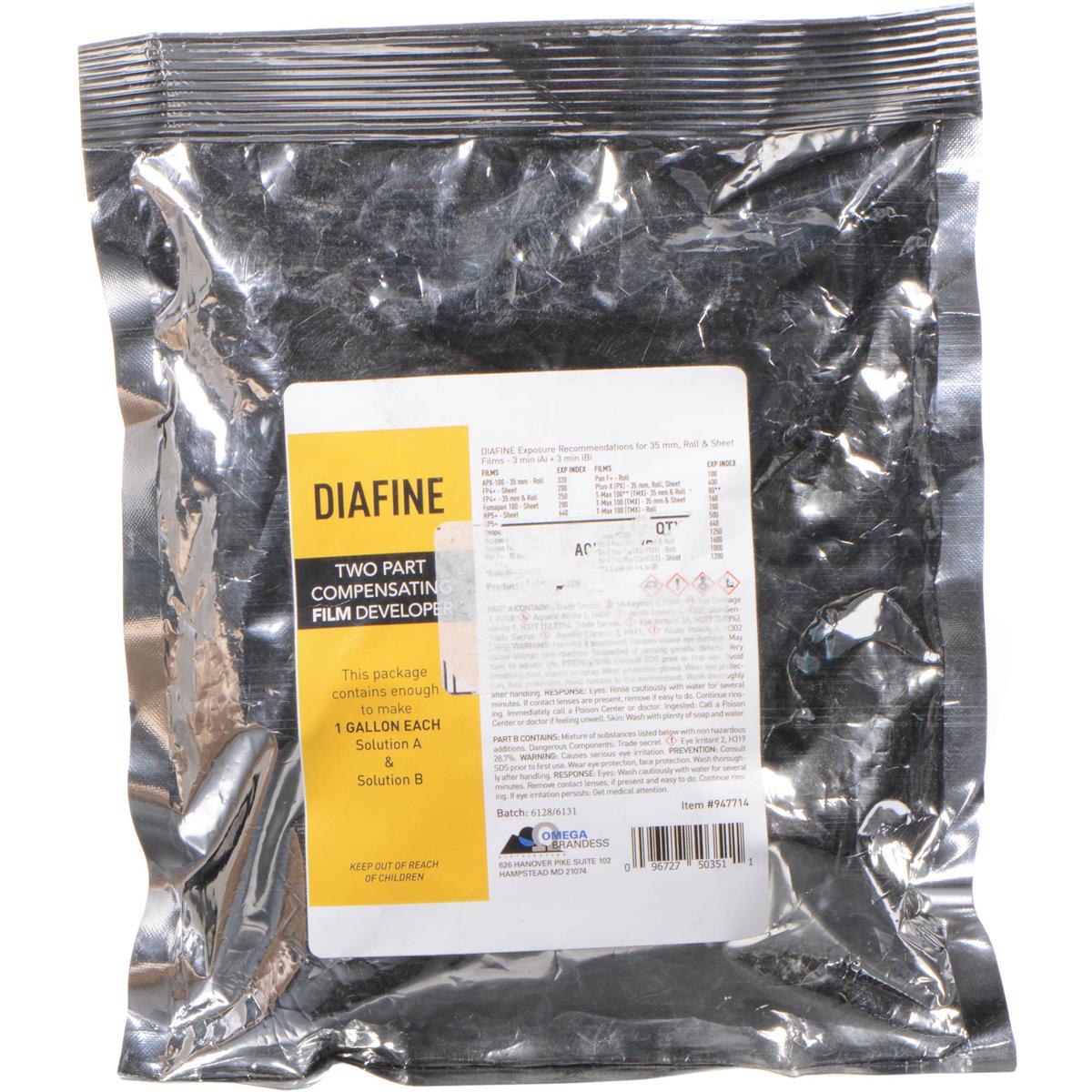 Image of Acufine Diafine 2 Bath Black &amp; White Film Developer Concentrate