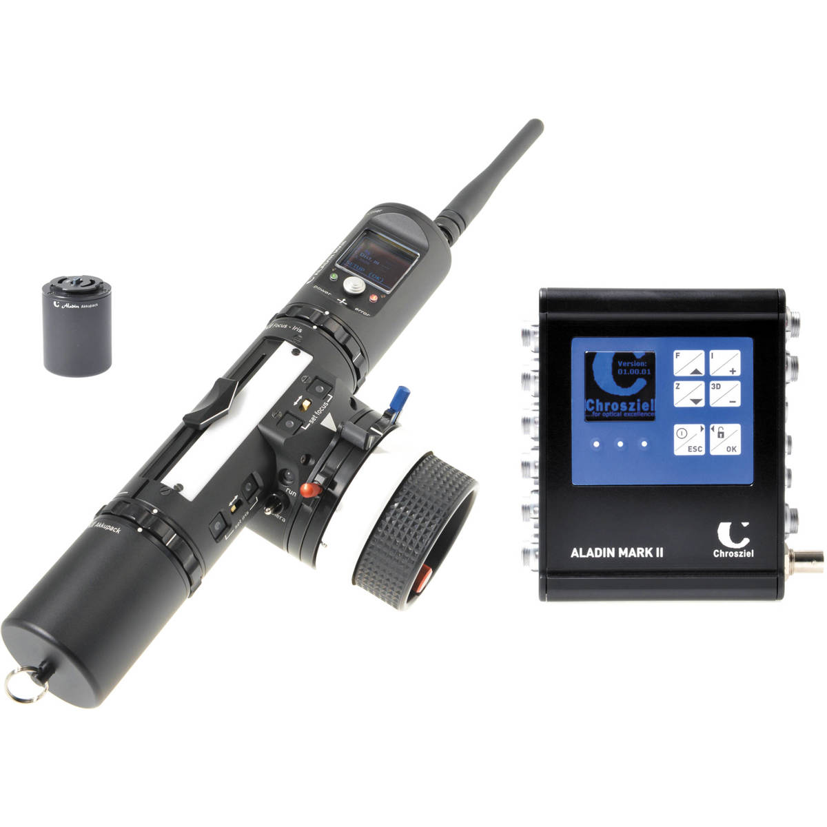 

Chrosziel Aladin2 (3D) 2+ Lens Control System for Focus Iris/Convergency Cam