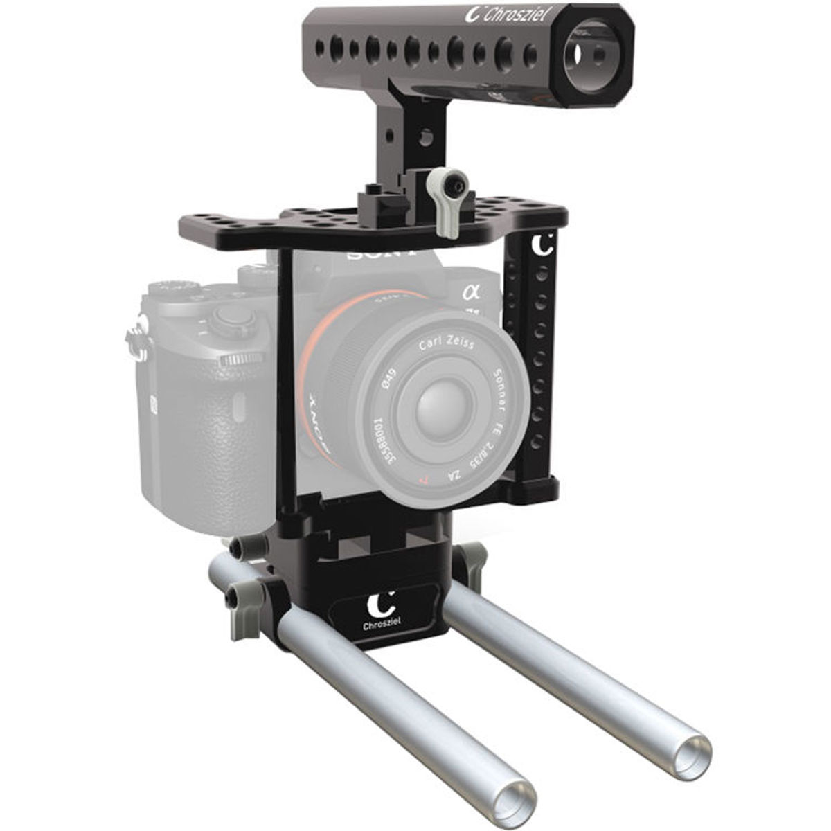 

Chrosziel System for Sony Alpha 7IIS/R with CameraCage and Light Weight Support