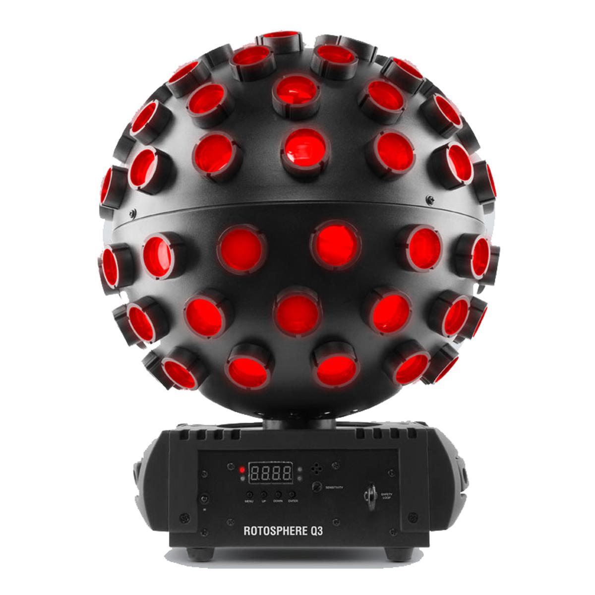 

CHAUVET DJ Rotosphere Q3 7W RGBW LED Mirror Ball Simulator Effect with DMX,Black