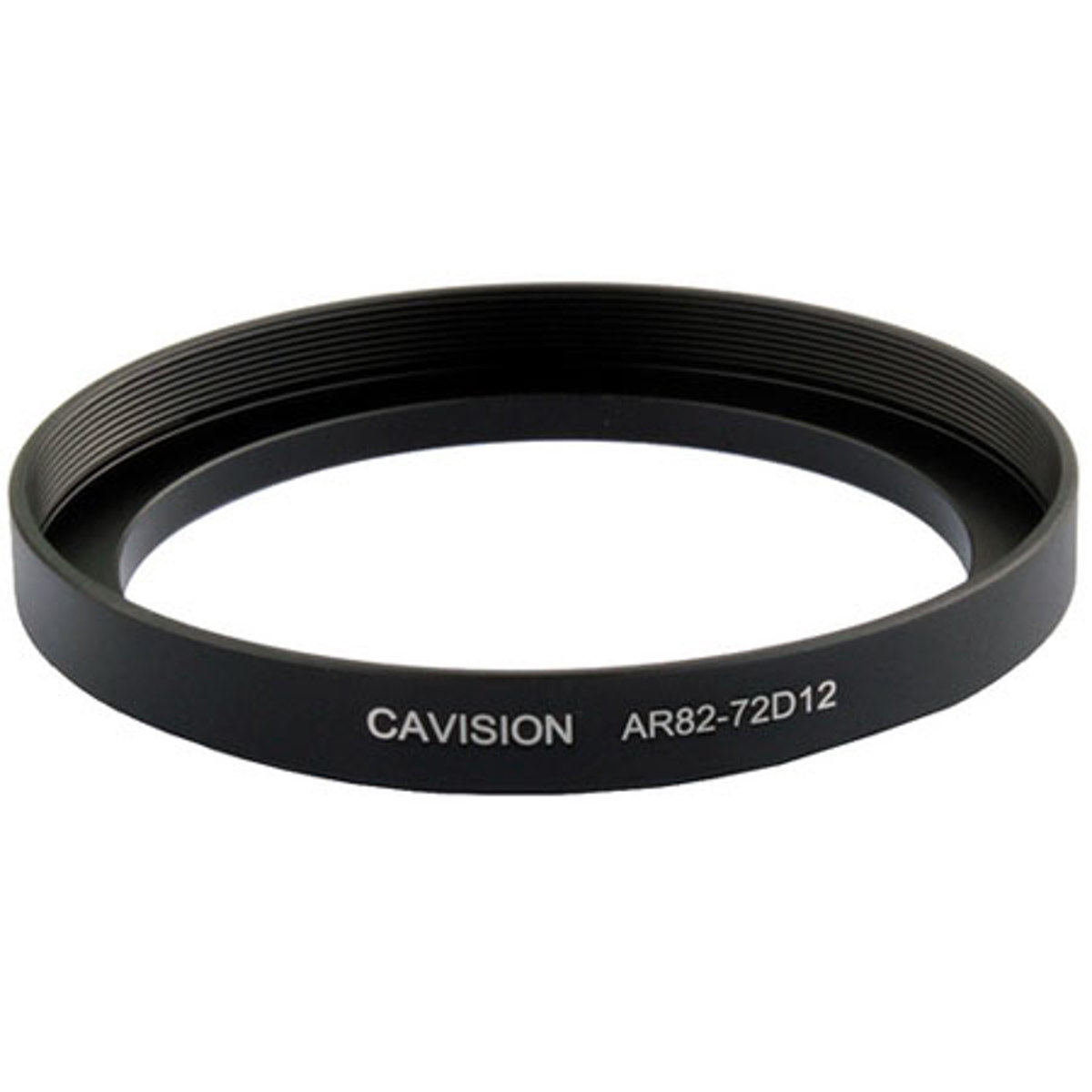 

Cavision Medium-Thick Step-Up Ring, Front 82mm Thread (85mm OD), Rear 72mm