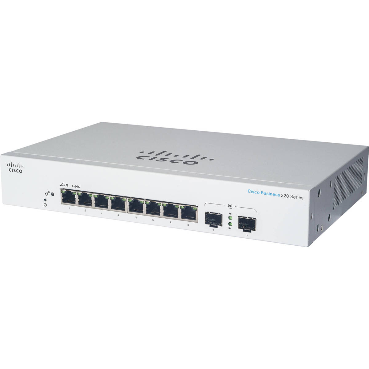 

Cisco CBS220-8FP-E-2G 8-Port Gigabit PoE Compliant Managed Network Switch w/SFP