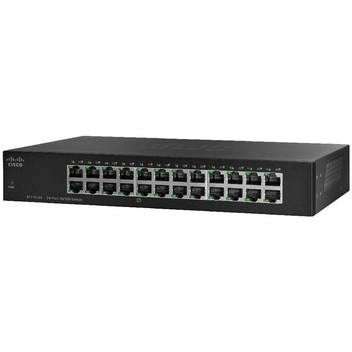 

Cisco SF110-24 24-Port 10/100 Unmanaged Switch