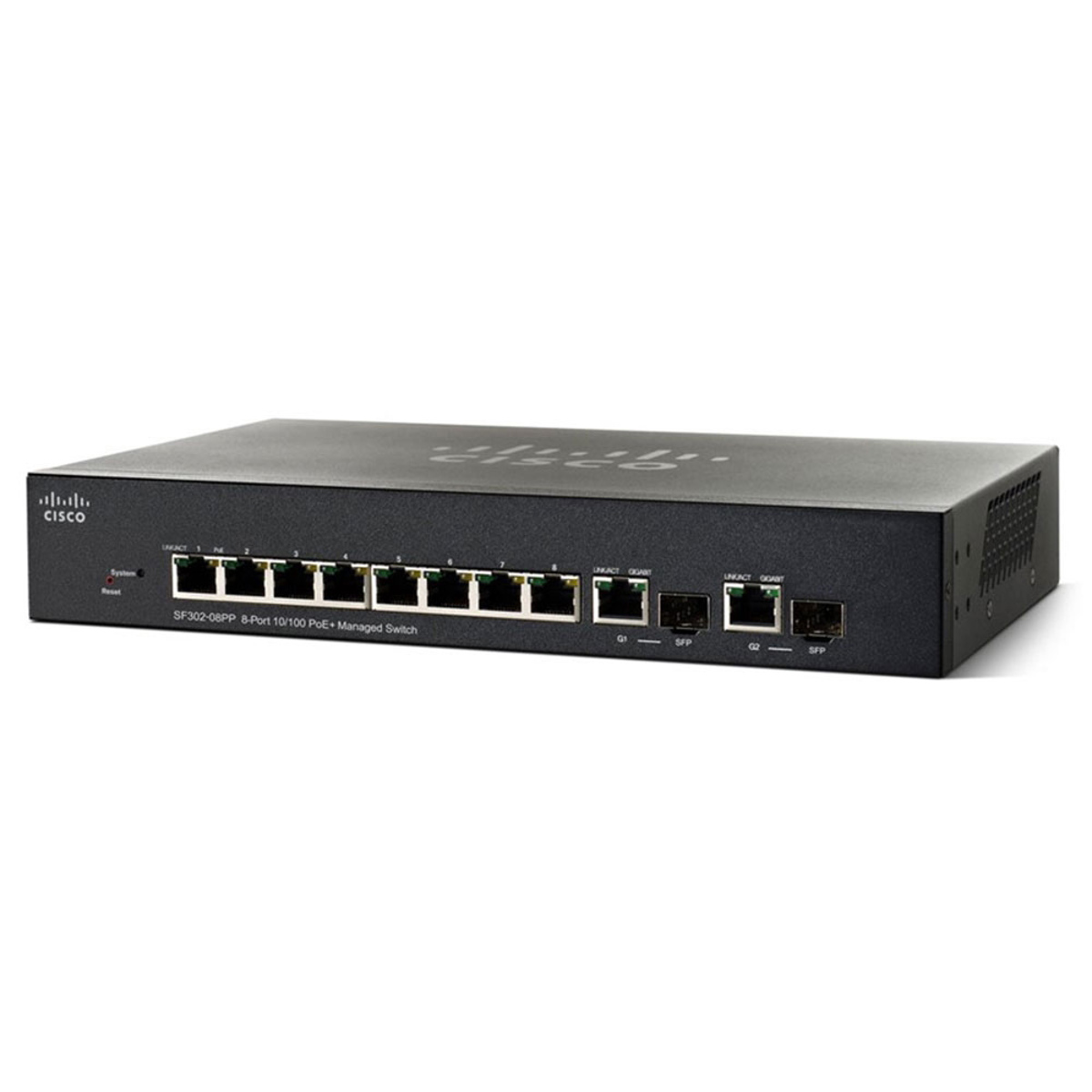 

Cisco SF352-08 350 Series 8-Port PoE+ Managed Switch