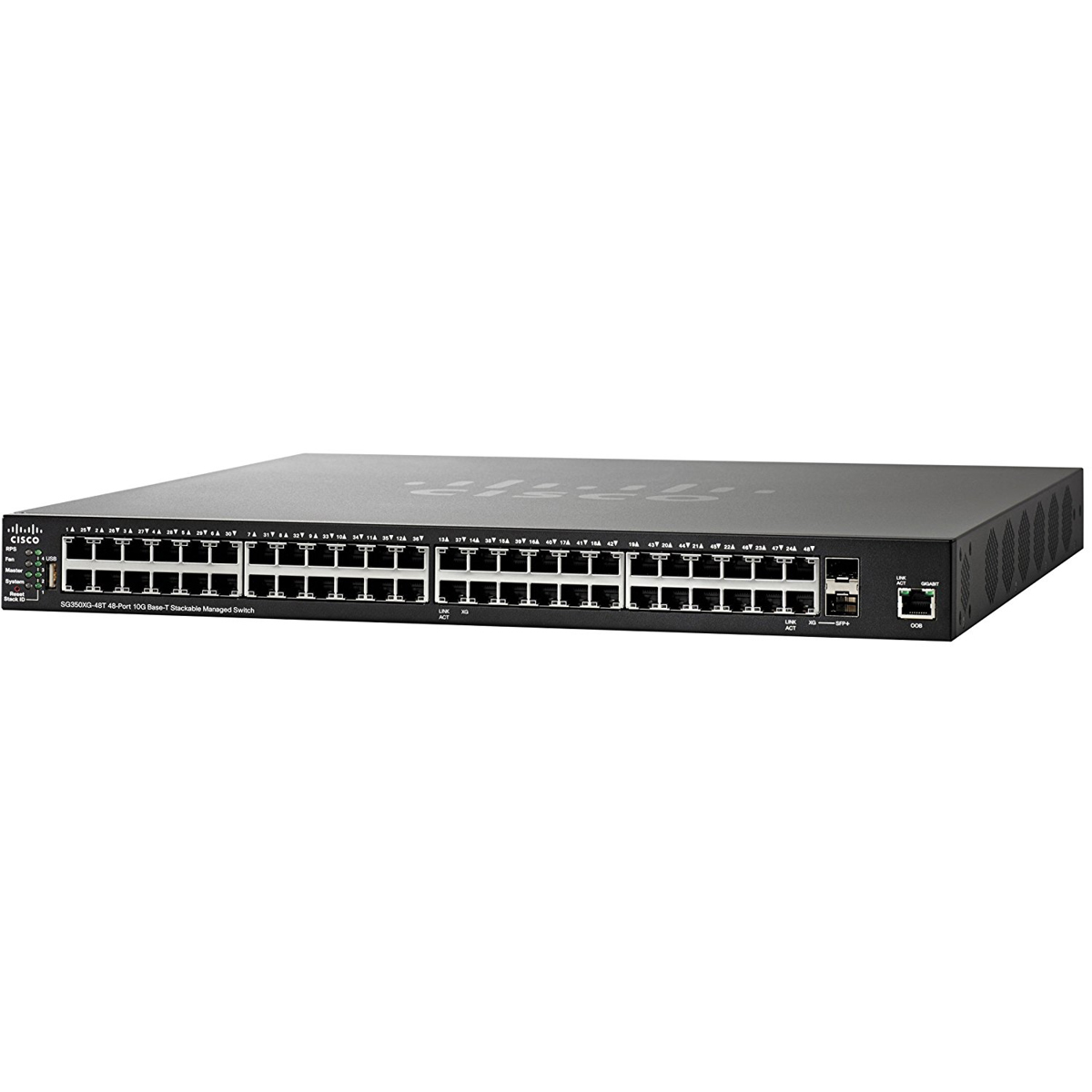 

Cisco SG350XG-48T 48 Port 10GBase-T Stackable Managed Switch