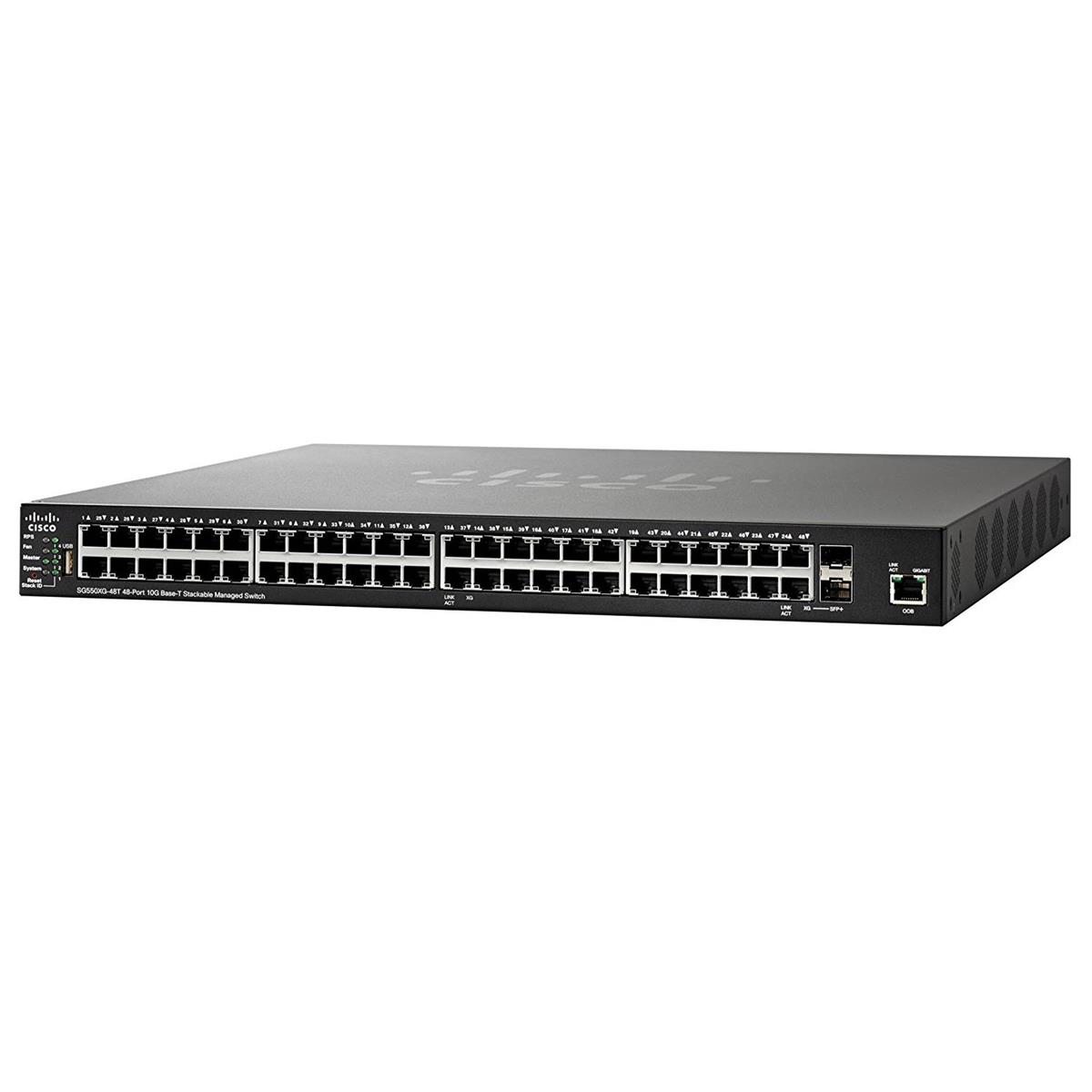 

Cisco SG550XG-48T 48 Port 10GBase-T Stackable Managed Switch
