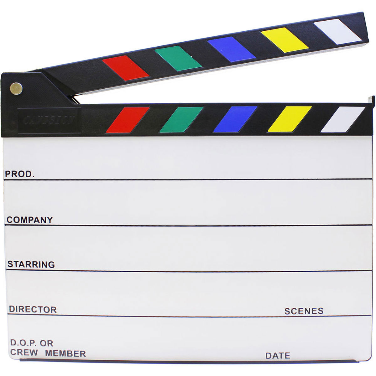 Photos - Camcorder Accessory Cavision Next-Gen Souvenir Slate with Color Clapper Sticks SSN2818C-SV 