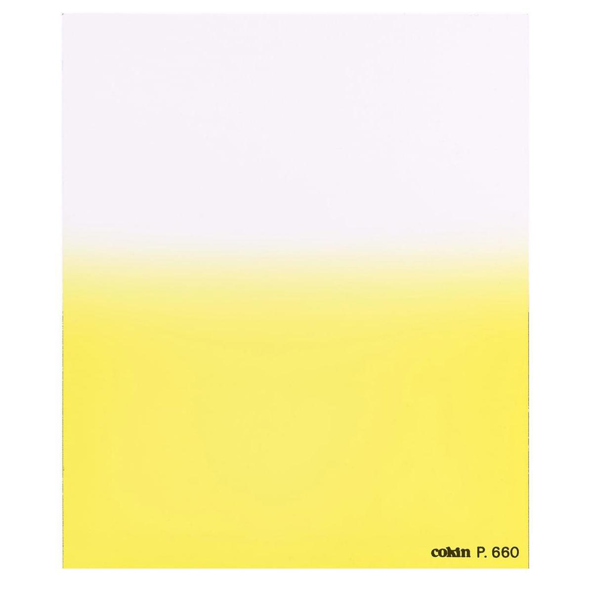 

Cokin P660 Y1 - Graduated Fluorescent Yellow Filter - Hard Edge, 1/3-Stop, "P"