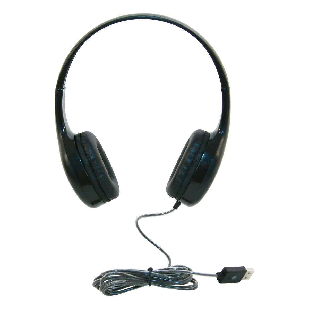 

Califone KH-08 Closed-Back On-Ear Wired Headphones with USB Plug, Black