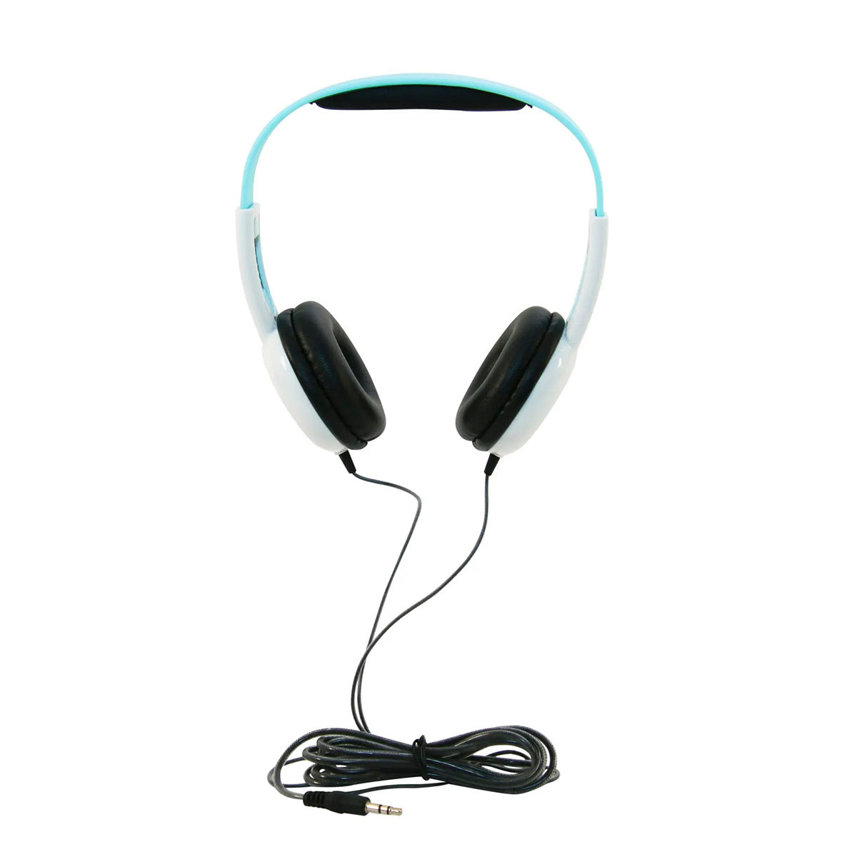 

Califone KH-12 Pre-K Closed-Back On-Ear Wired Headphones with 3.5mm Plug Light Blue/White