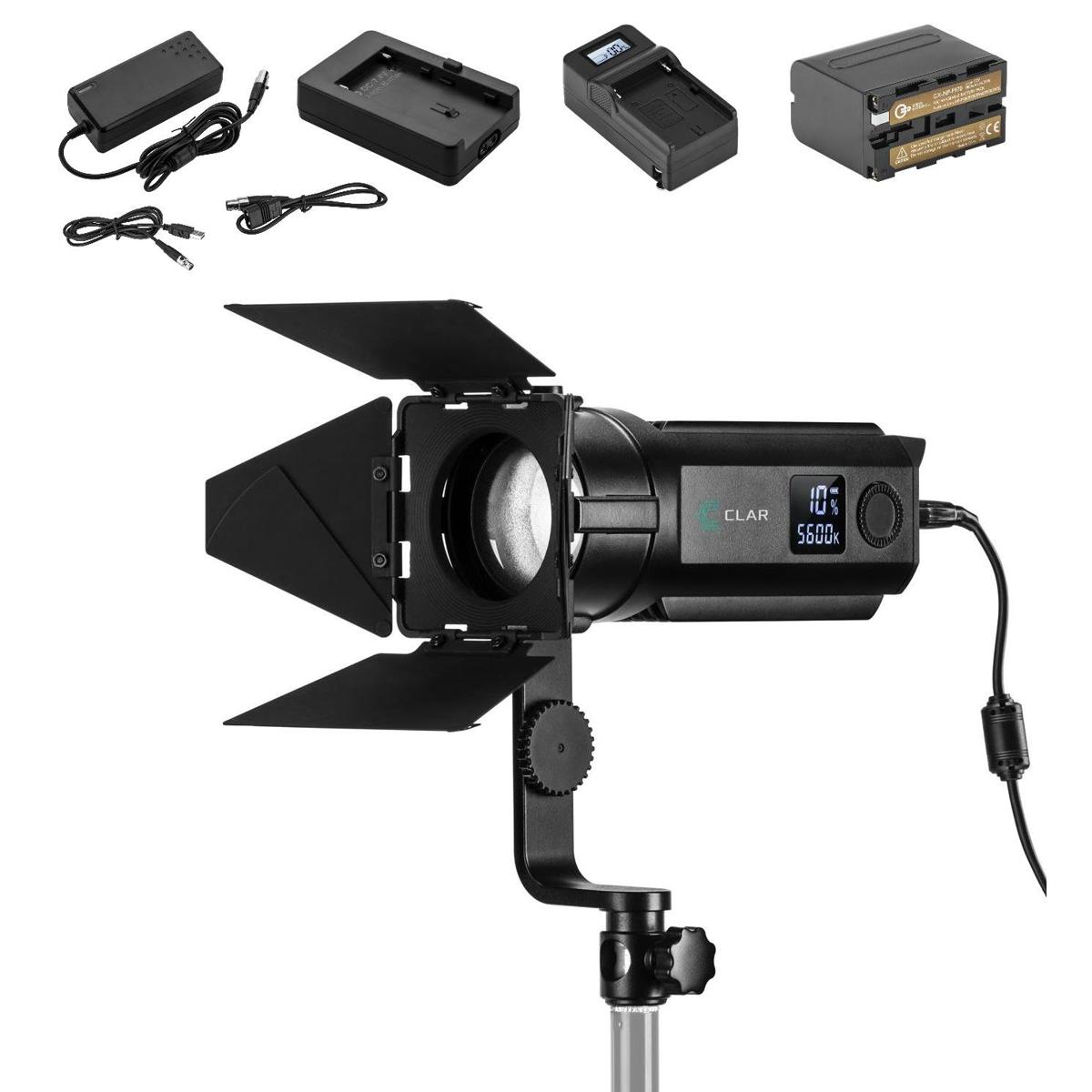 

CLAR S30 Focusing LED Light Kit With NP-F970 Battery and Smart Charger