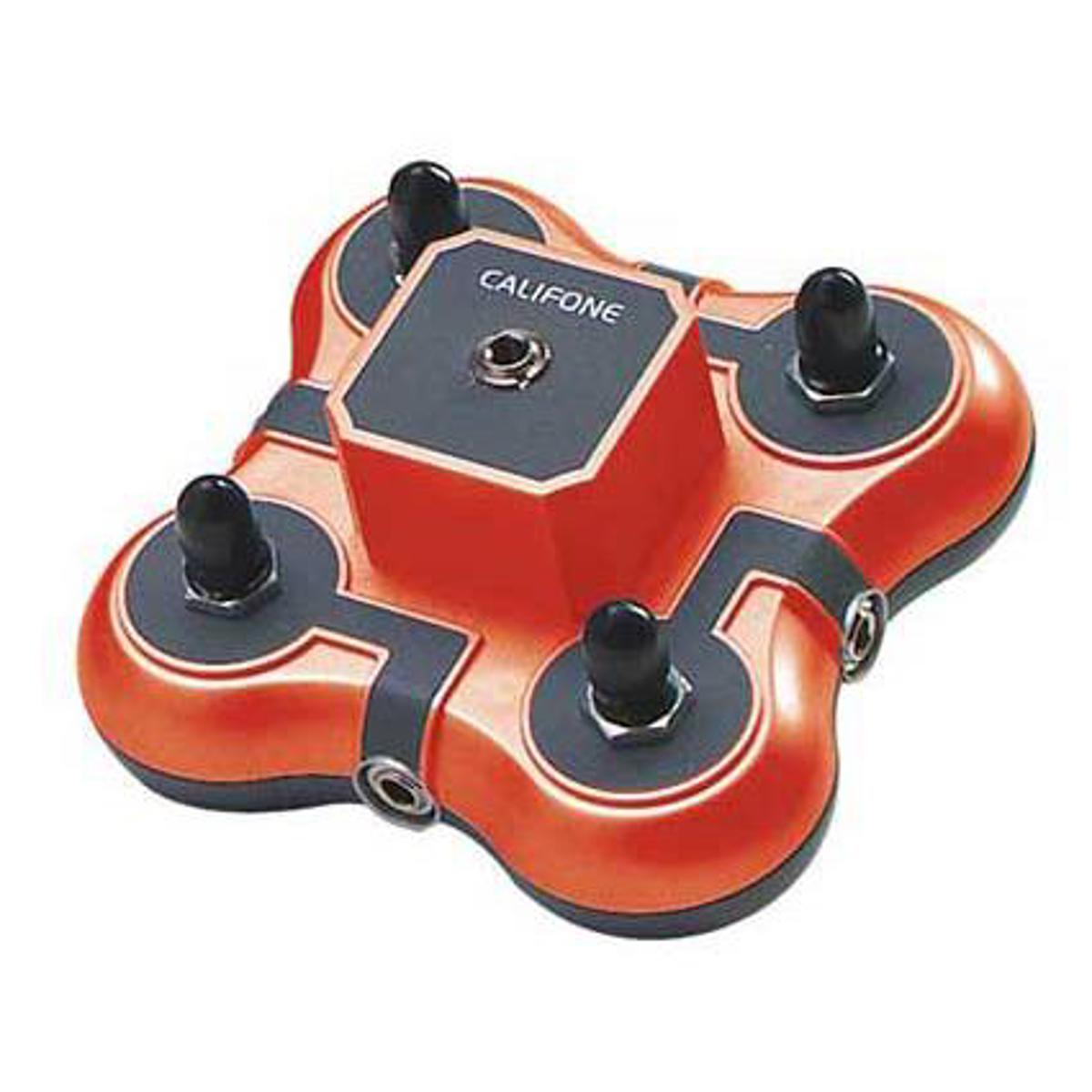 

Califone 1114RD 4-Position Mini Stereo Jackbox, Red