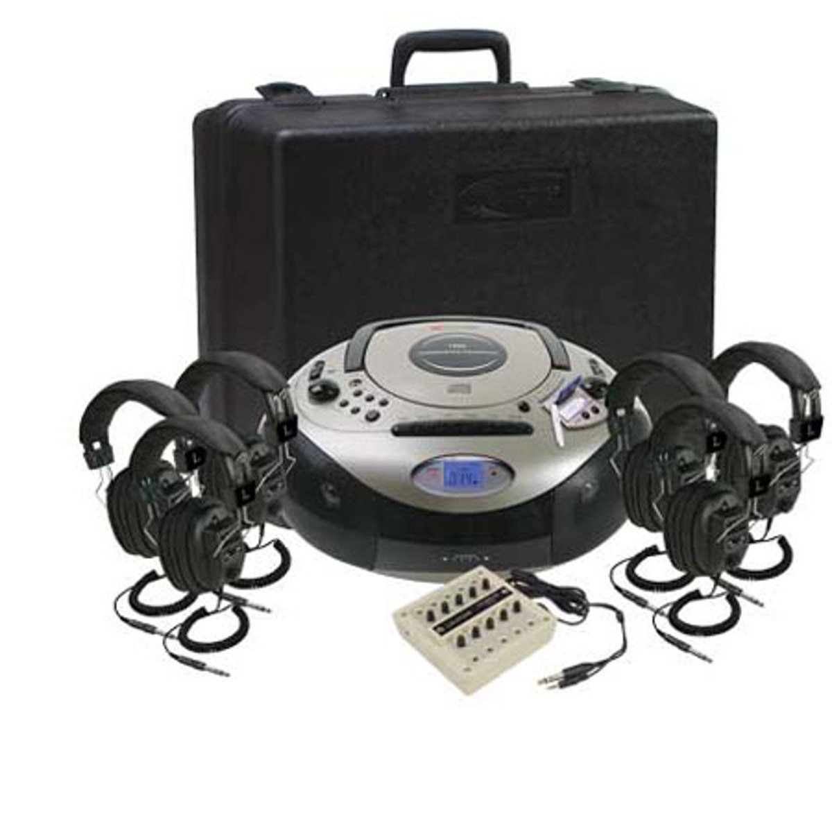 

Califone 1886PLC 4-Person Spirit SD 4-Station Multimedia Listening Center