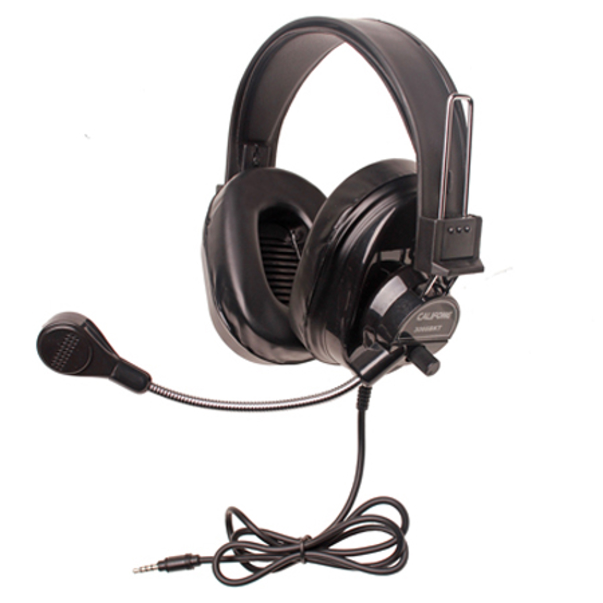

Califone 3066 Deluxe Stereo Headset with To Go Plug and Microphone, Black