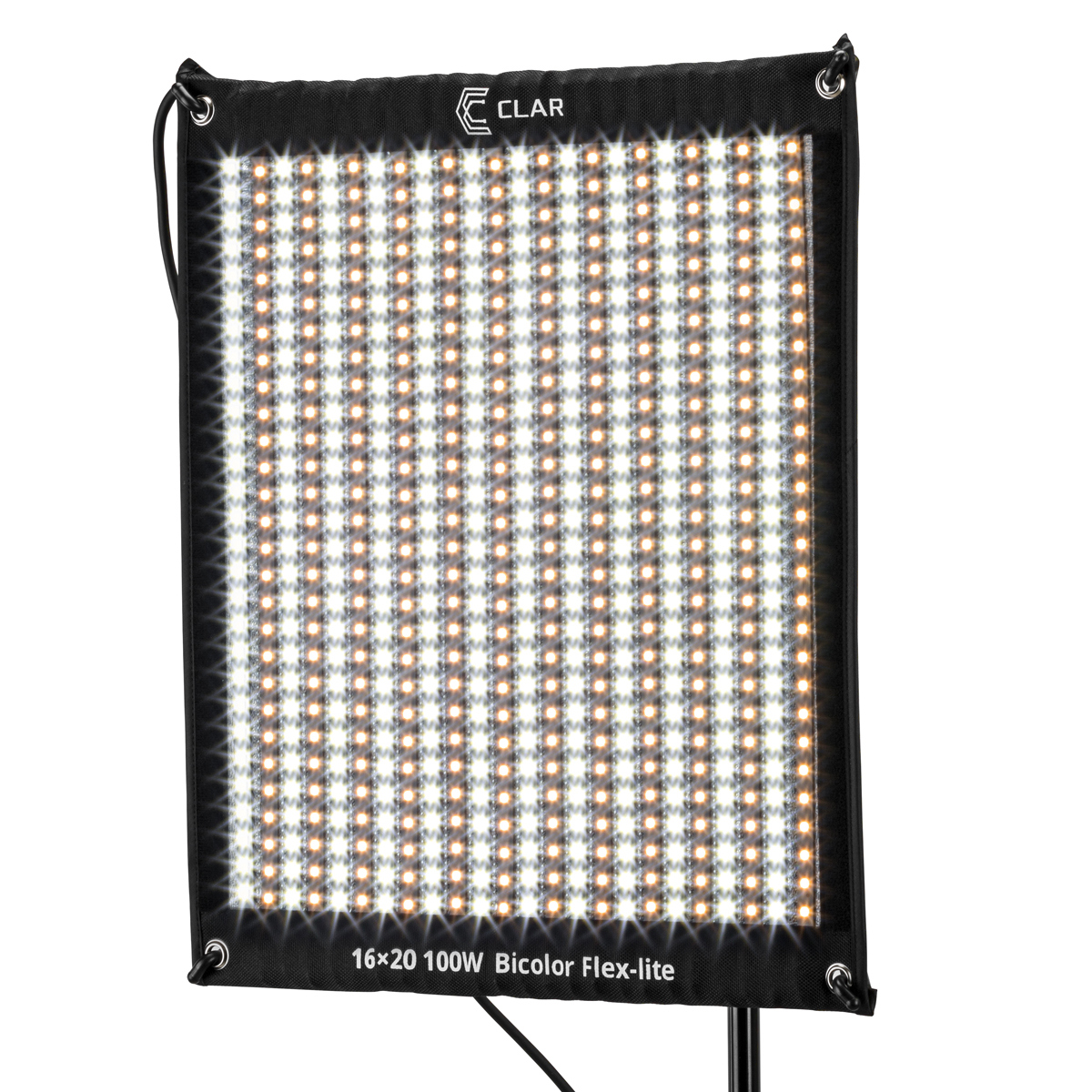 

CLAR Clar FlexLite 16x20in / 40x51cm 100W Rollable Wireless Bicolor SMD LED Panel