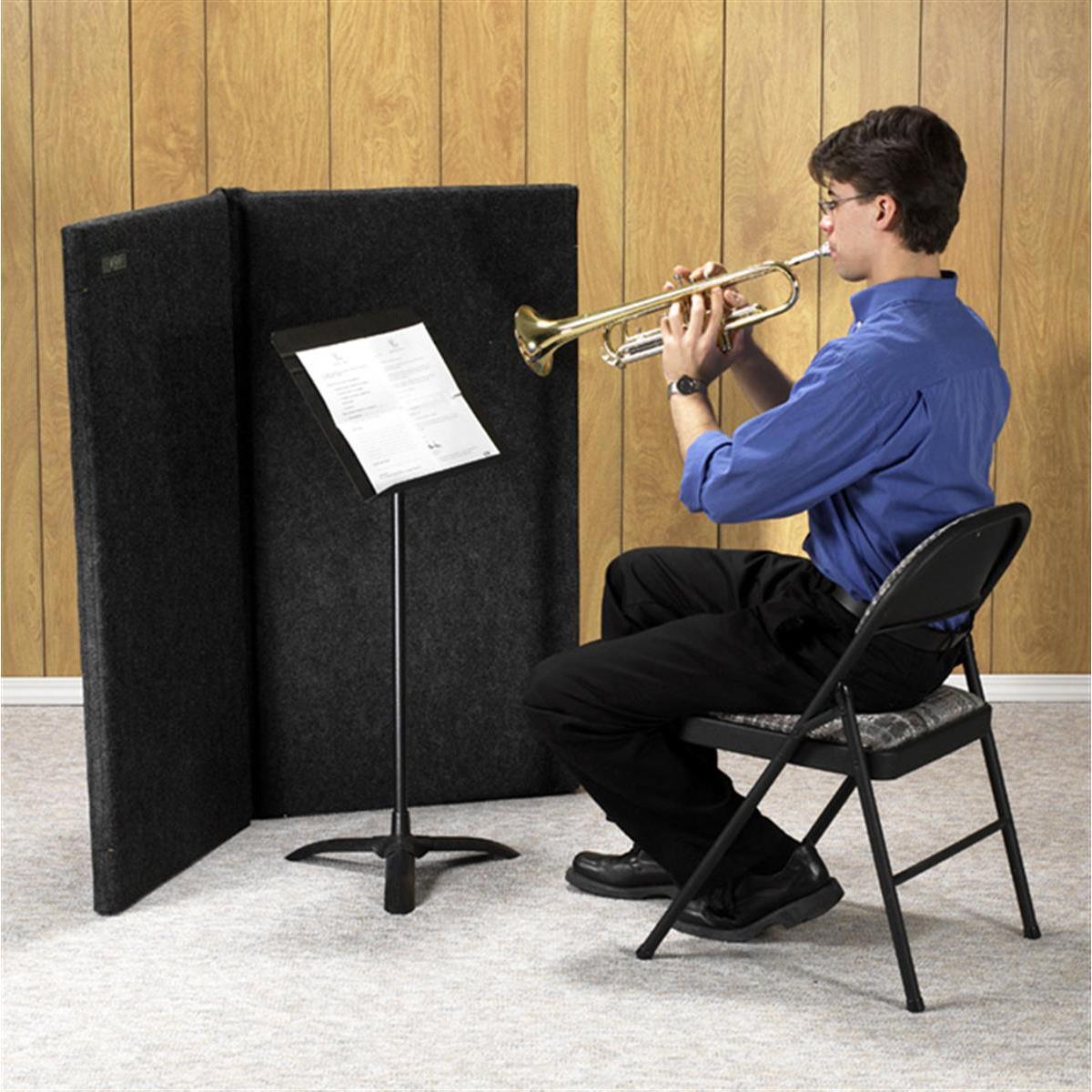

ClearSonic S4-2 44x48" Double Section SORBER Baffle with Handle, Dark Gray