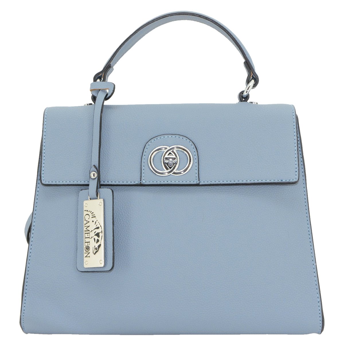 

Cameleon Hemera Handbag with Concealed Carry Compartment, Blue Vegan Leather