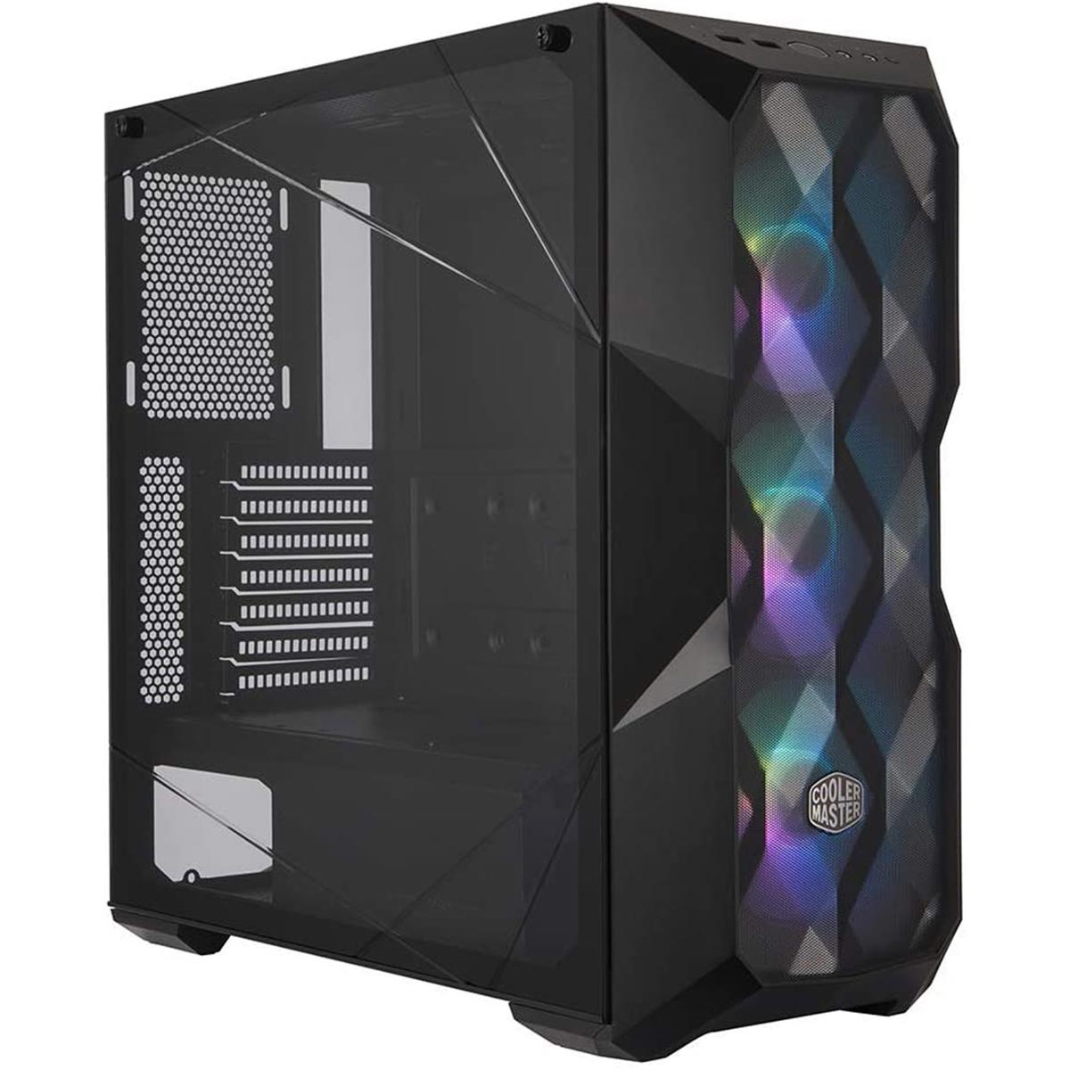 

CoolerMaster Cooler Master MasterBox TD500 Mesh Mid-Tower Case, Black