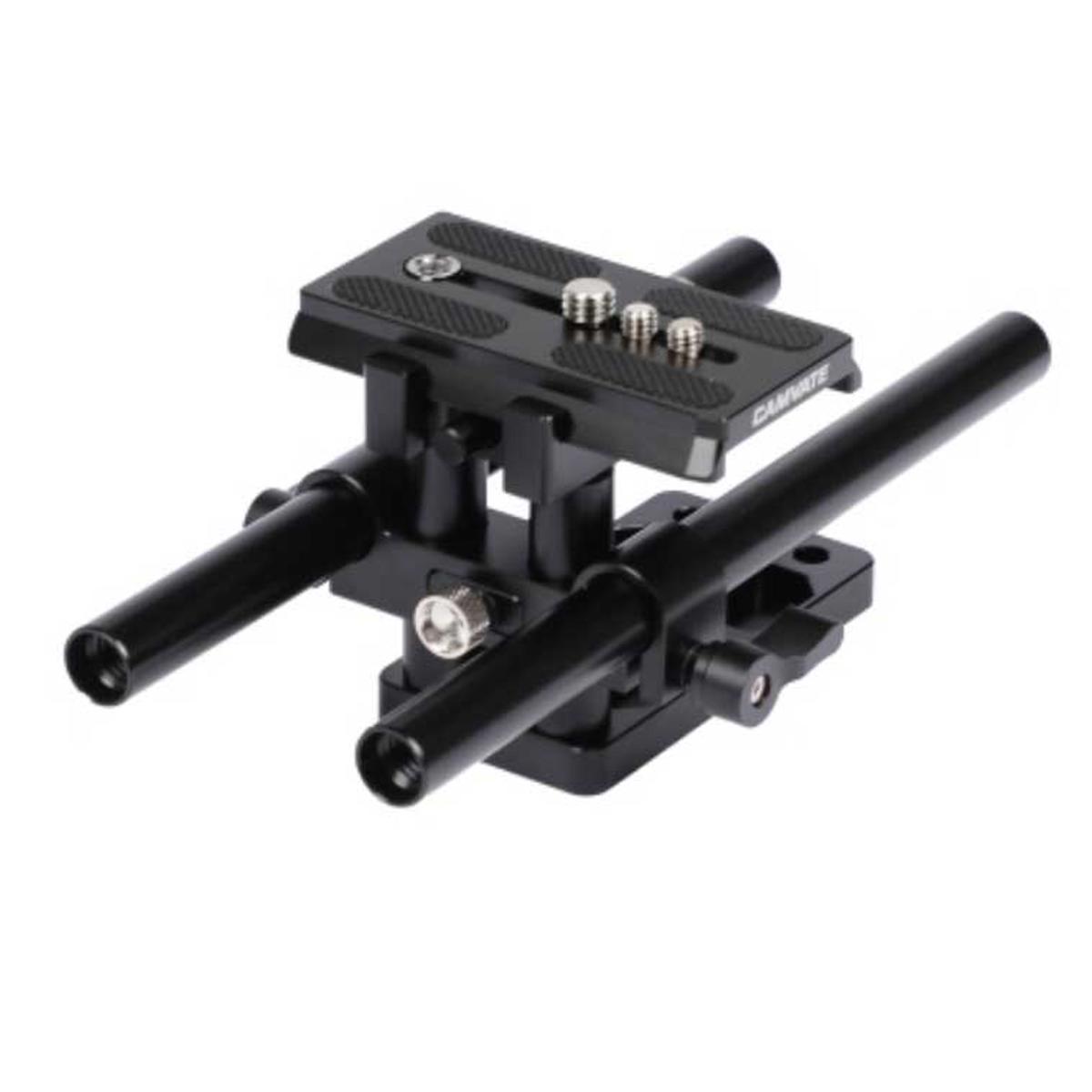 

CAMVATE Manfrotto-Style Baseplate, 15mm LWS Dual Rod Support System