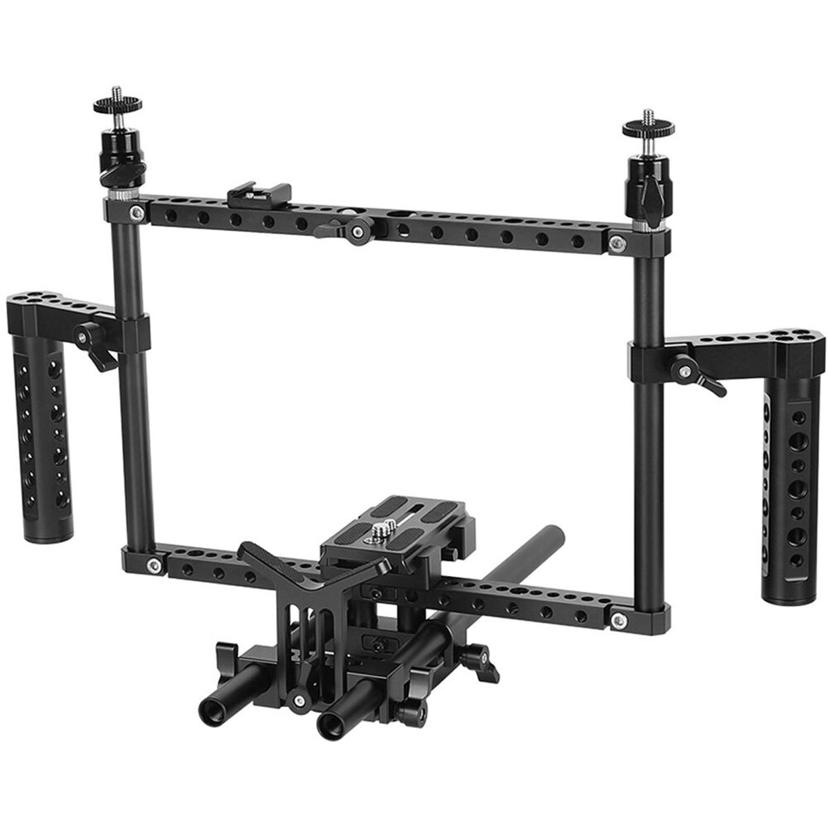 

CAMVATE Full Frame Camera Cage w/Dual Handgrip, QR Baseplate & 15mm Rod System