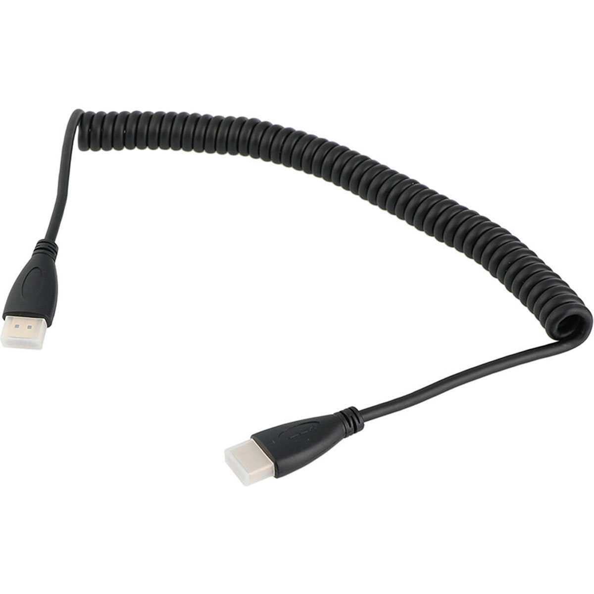

CAMVATE 12-79" Full HDMI Male to Full HDMI Male Type-A Coiled Cable