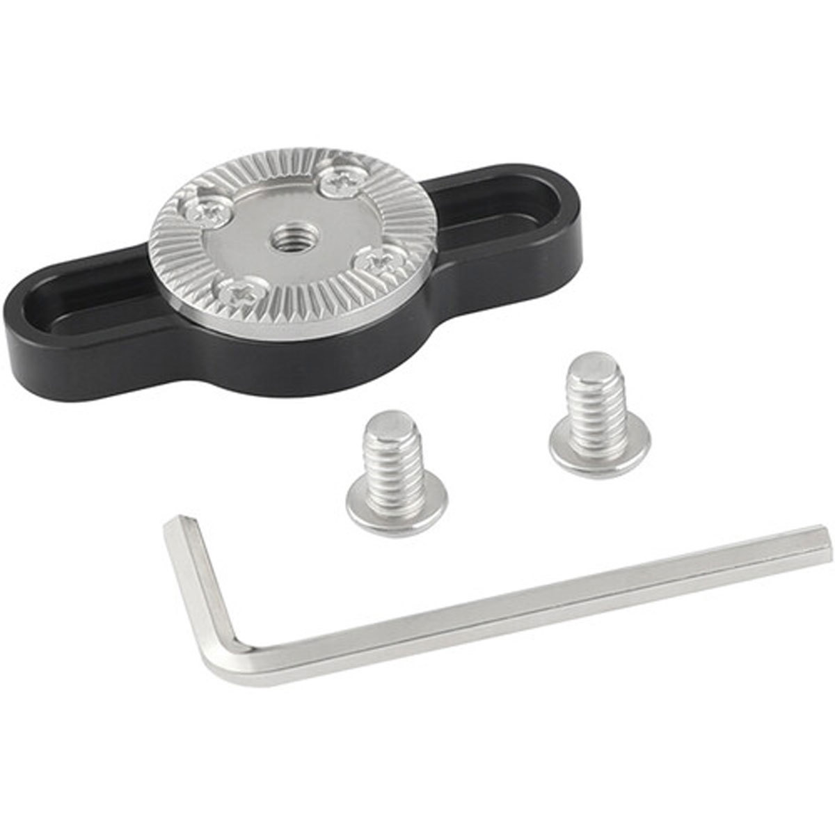

CAMVATE ARRI-Style Rosette M6 Female Thread Adapter with 1/4"-20 Mounting Groove