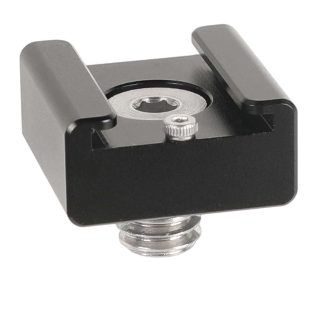 

CAMVATE 3/8"-16 Cold Shoe Mount Adapter with ARRI Locating Pins