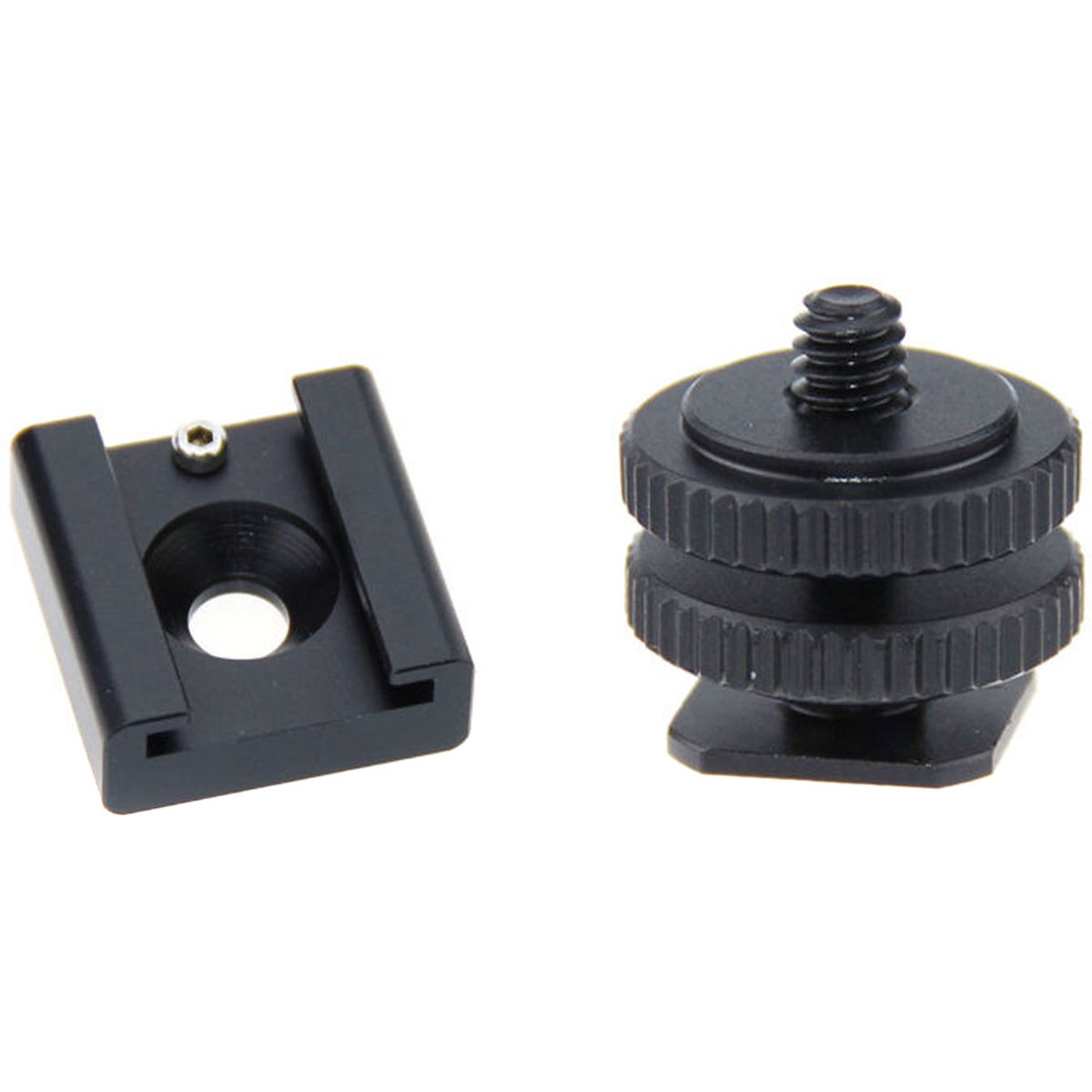 

CAMVATE 1/4"-20 Hot Cold Shoe Mount & 1/4"-20 Tripod Screw to Hot Shoe Mount