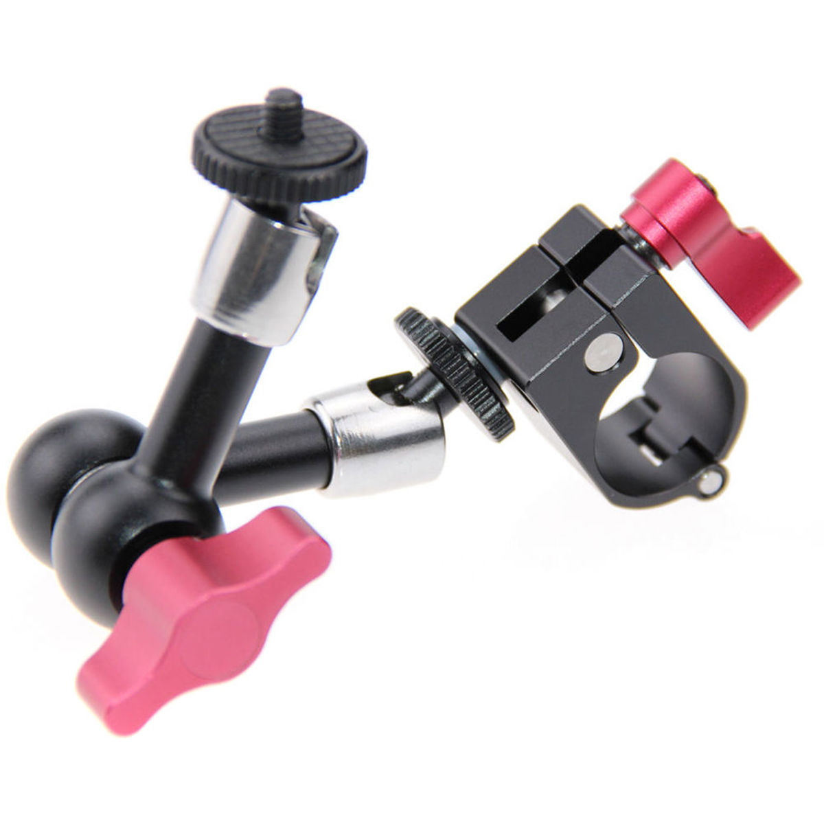 

CAMVATE 7" Articulating Arm Monitor Mount with 25mm Rod Clamp, Red Knob