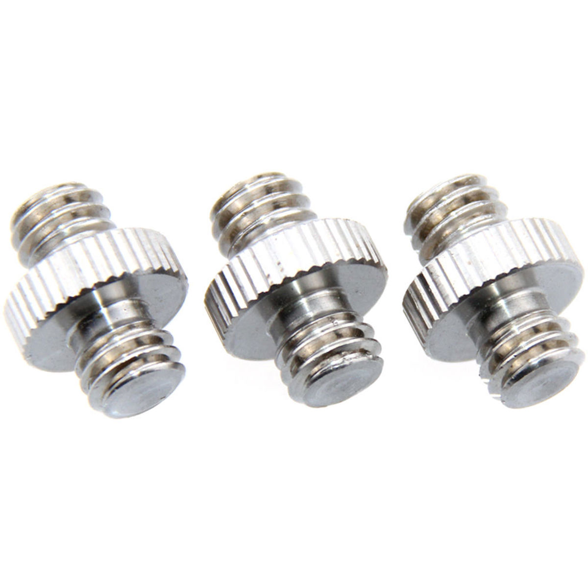 

CAMVATE 3/8"-16 M to 3/8"16 M Thread Screw Adapter for DSLR Flash Tripod, 3-Pack