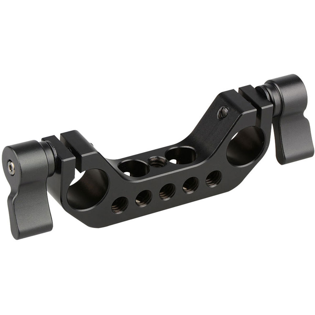 

CAMVATE 15mm Rod Clamp Railblock with Black Knob for DLSR Camera Cage Baseplate