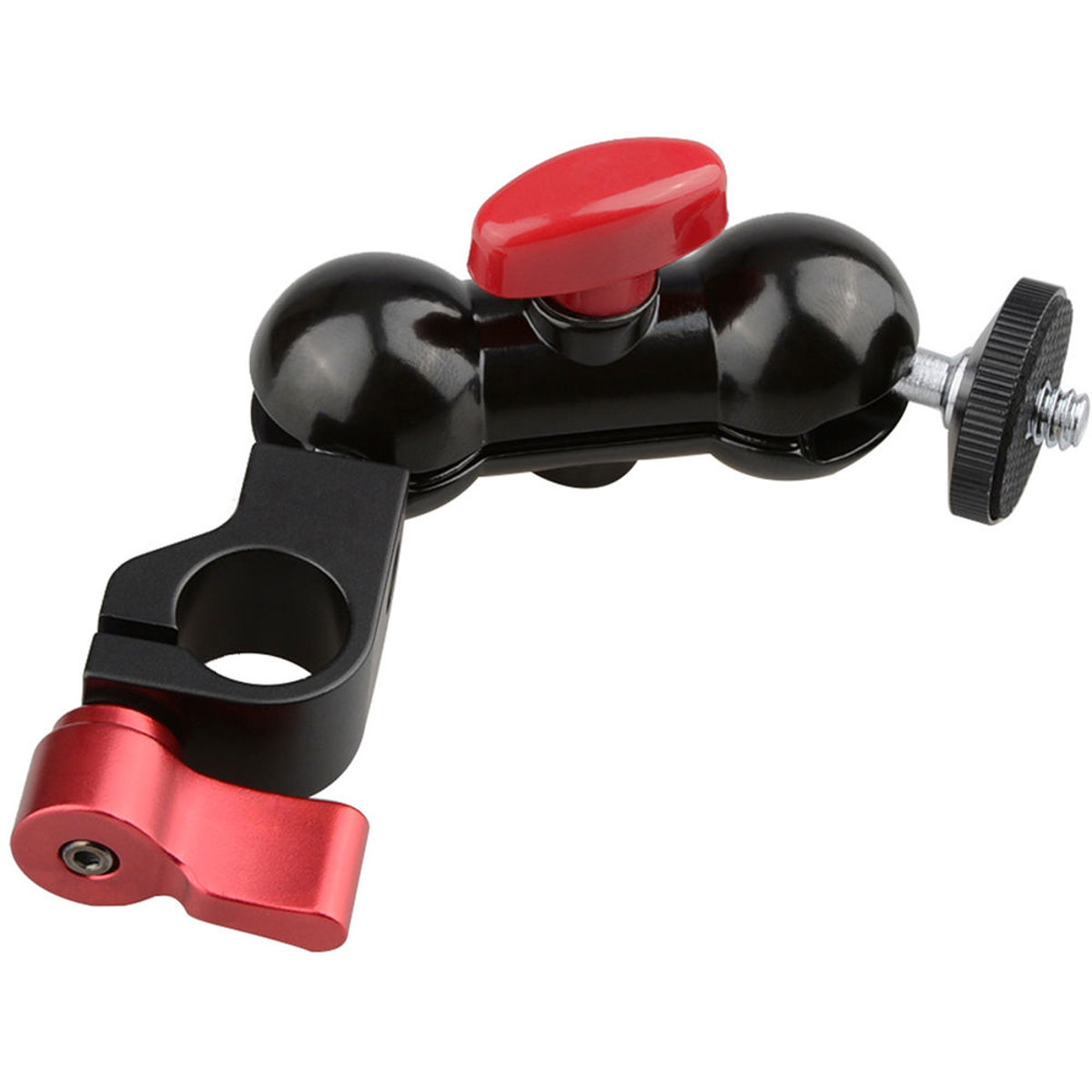 

CAMVATE Single Rod Clamp with 360 Degree Swivel Ball Head Mount