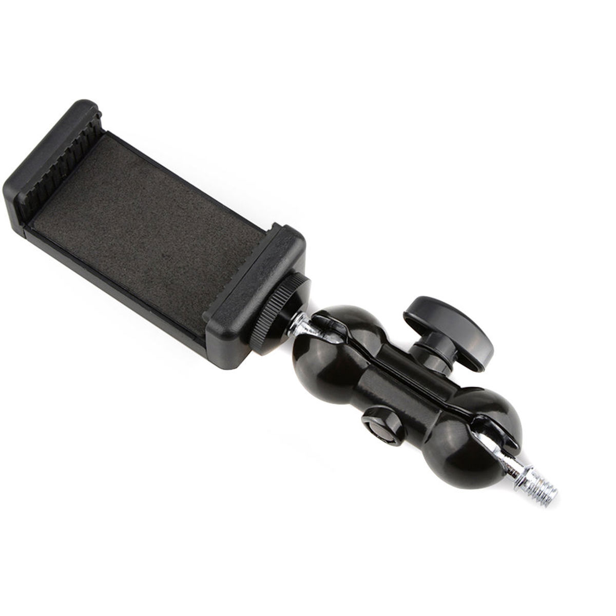 

CAMVATE 360 Degree Swivel Ball Head Mount & Phonetrap Smartphone Holder, Black