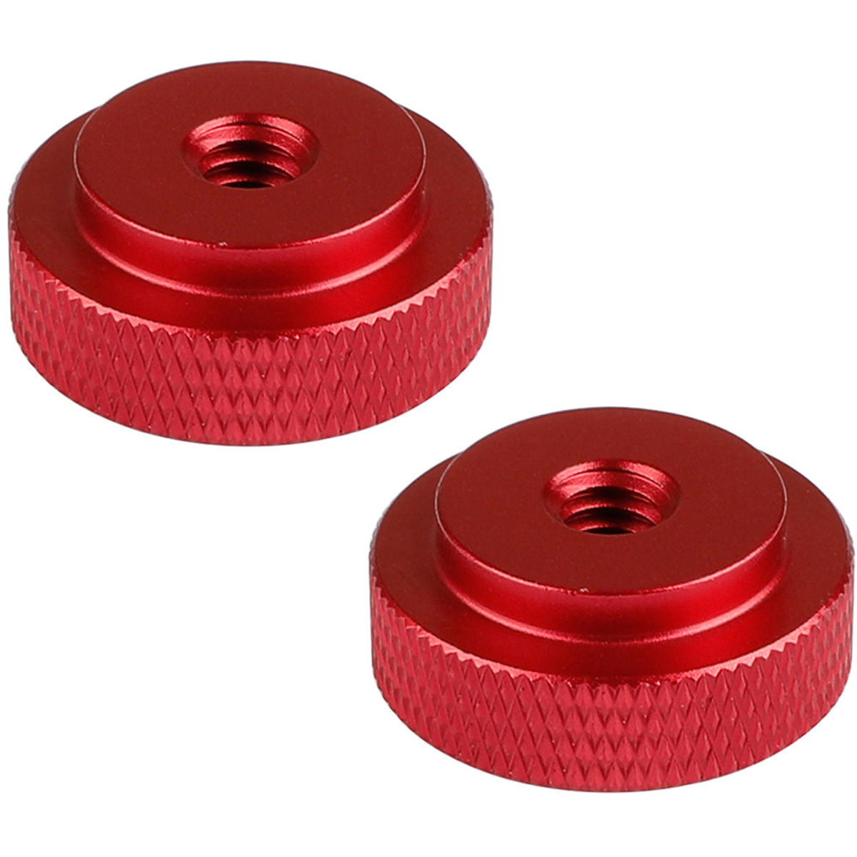 

CAMVATE 1/4"-20 Female Thumb Wheel Lock Nut Adapter, 2-Pack