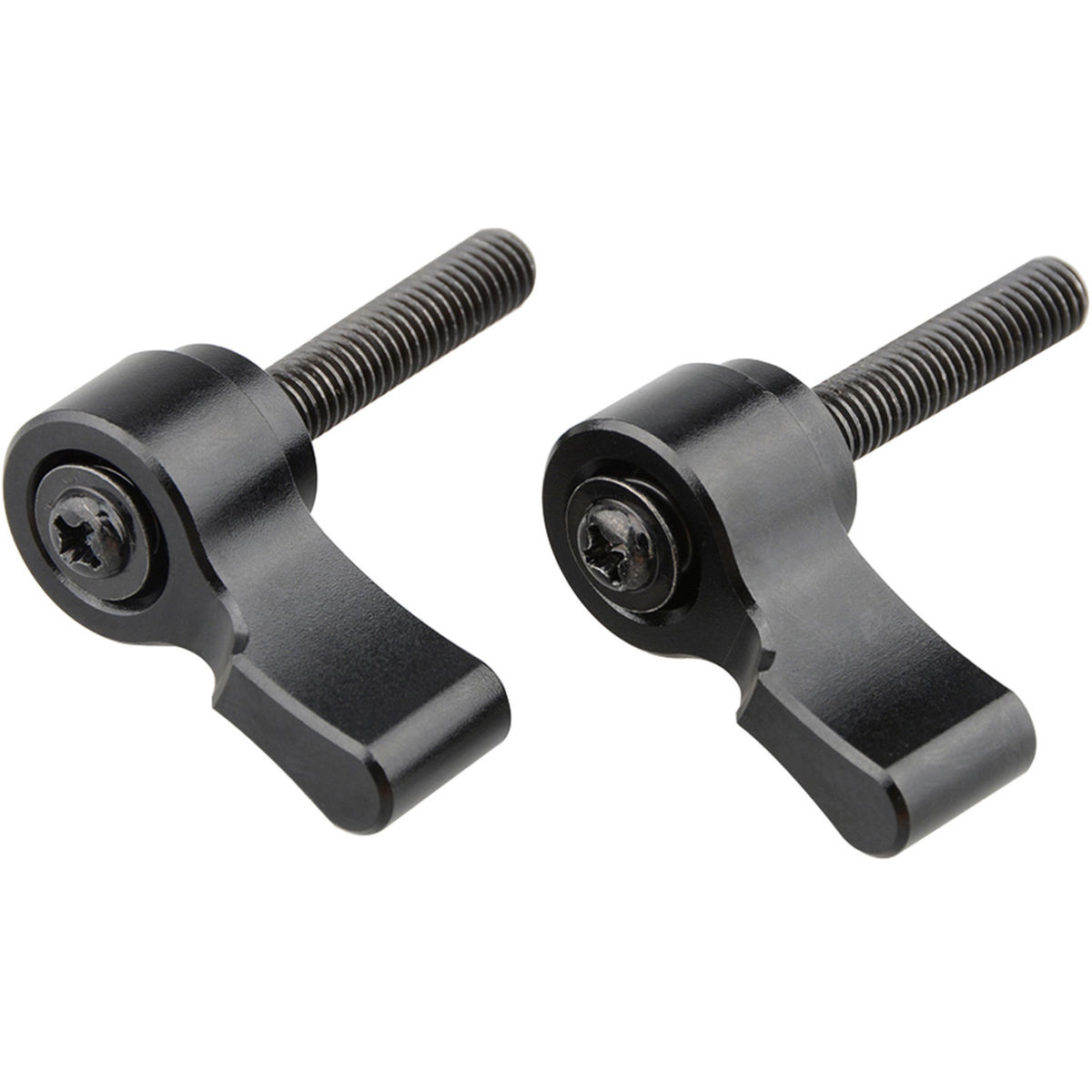 

CAMVATE M5 Male Thread Rotating Knob Adjustable Screw, 22.5mm, Black, 2-Pack