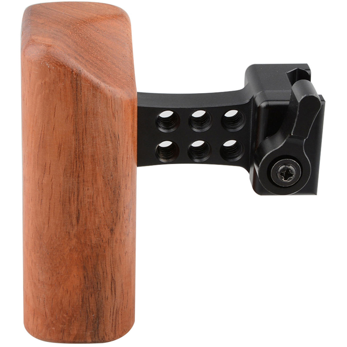 

CAMVATE QR Left Hand Wooden Handle Grip for Select DV/DSLR Camera Cage, Rosewood
