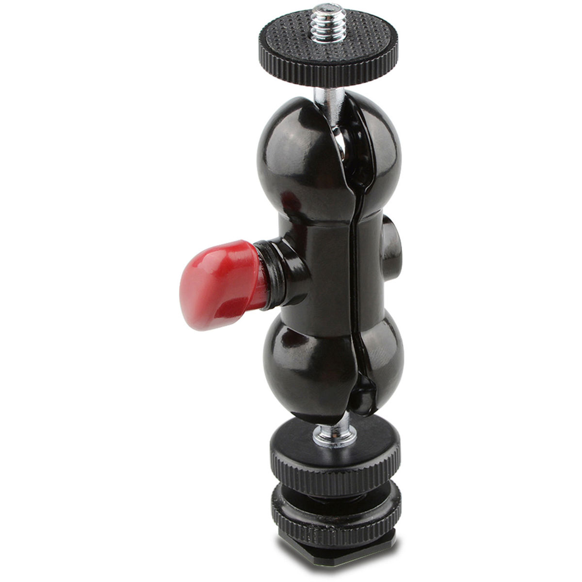 

CAMVATE 360 Degree Rotating Double Ball Head w/ Shoe Mount & 1/4"-20 Screw