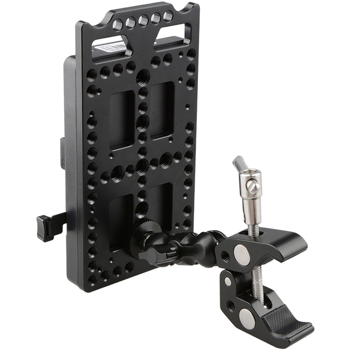 

CAMVATE V-Lock Battery Plate with Power Splitter, Super Clamp & Ball Head Mount