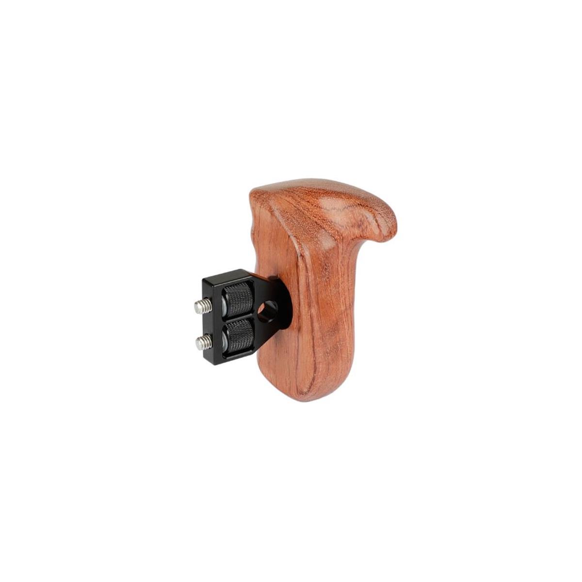 Image of CAMVATE Right Hand Wooden Handle Grip for DSLR Camera Cages