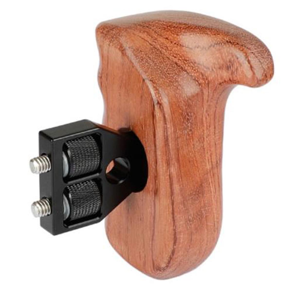 Image of CAMVATE Right Hand Wooden Handle Grip for DSLR Camera Cages