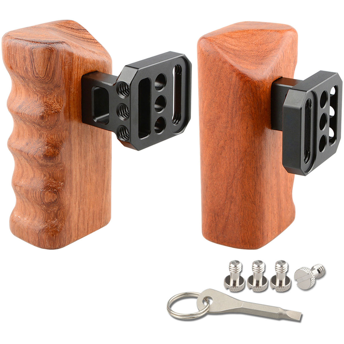 

CAMVATE Left & Right Hand Wooden Handle Grip for Panasonic GH Series Cages