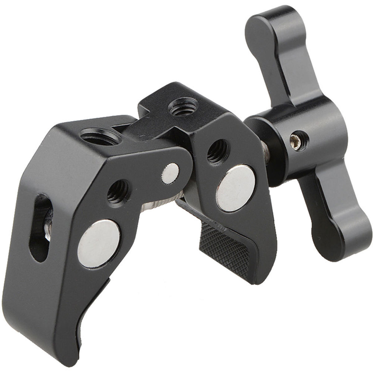 

CAMVATE 1/4" & 3/8" Thread Super Clamp Crab Pliers Clip, Black T-Handle
