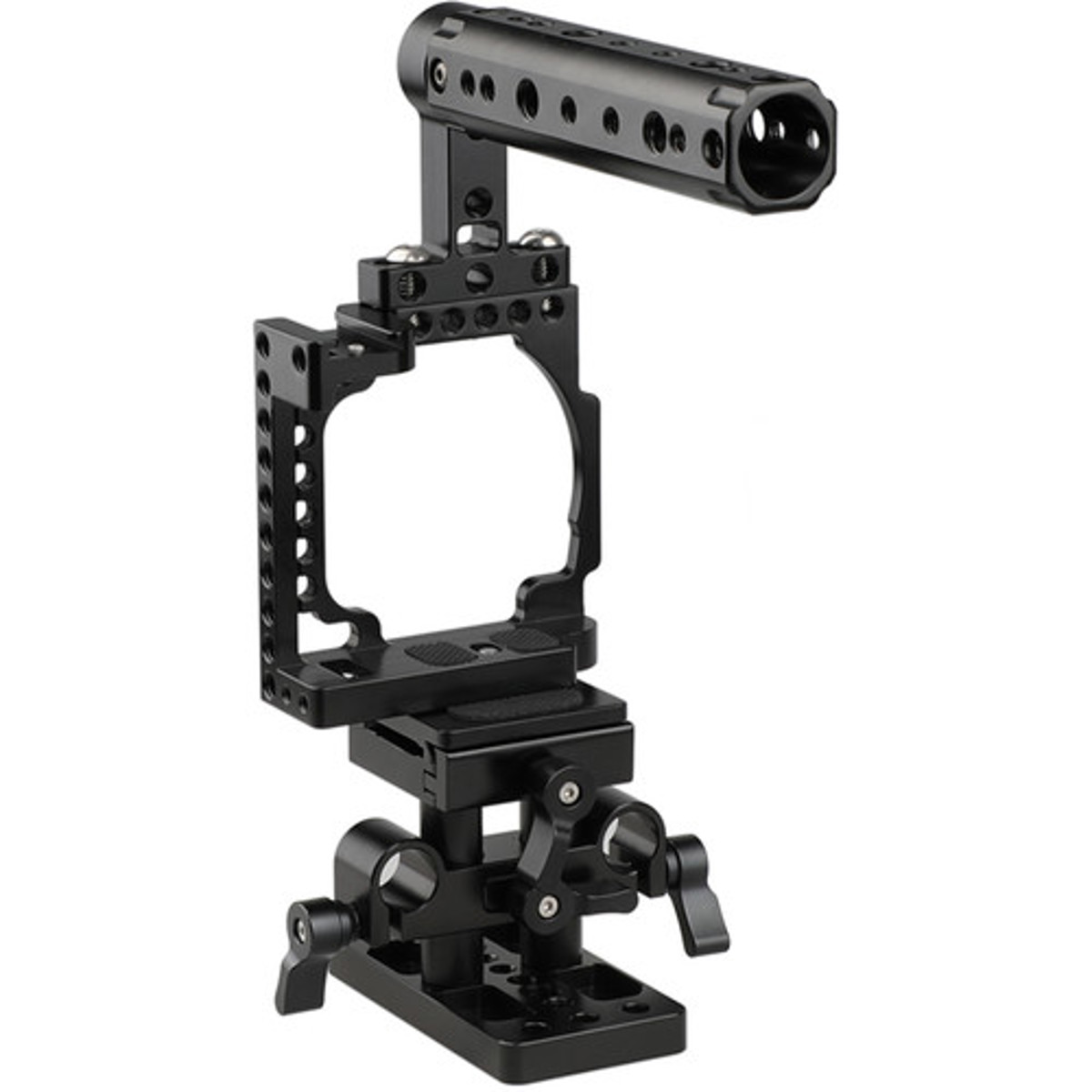 

CAMVATE Camera Cage with Handle and ARCA QR Baseplate for Sony A6500/A6300/A6000