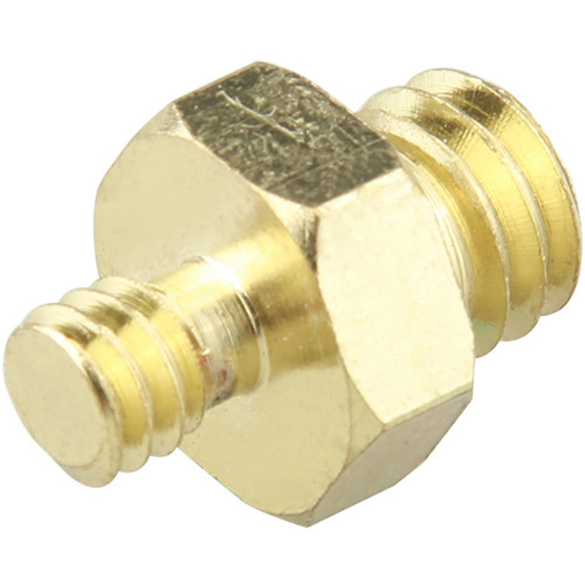 

CAMVATE 1/4"-20 to 3/8"-16 Double Male Thread Hexagon Adapter