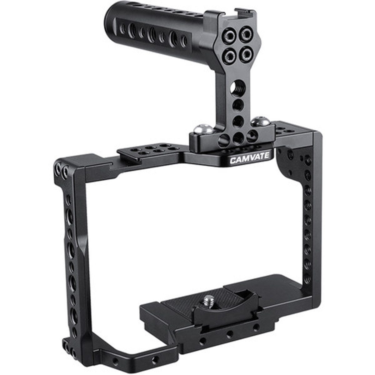

CAMVATE Camera Cage with Quick Release Baseplate and Top Handle