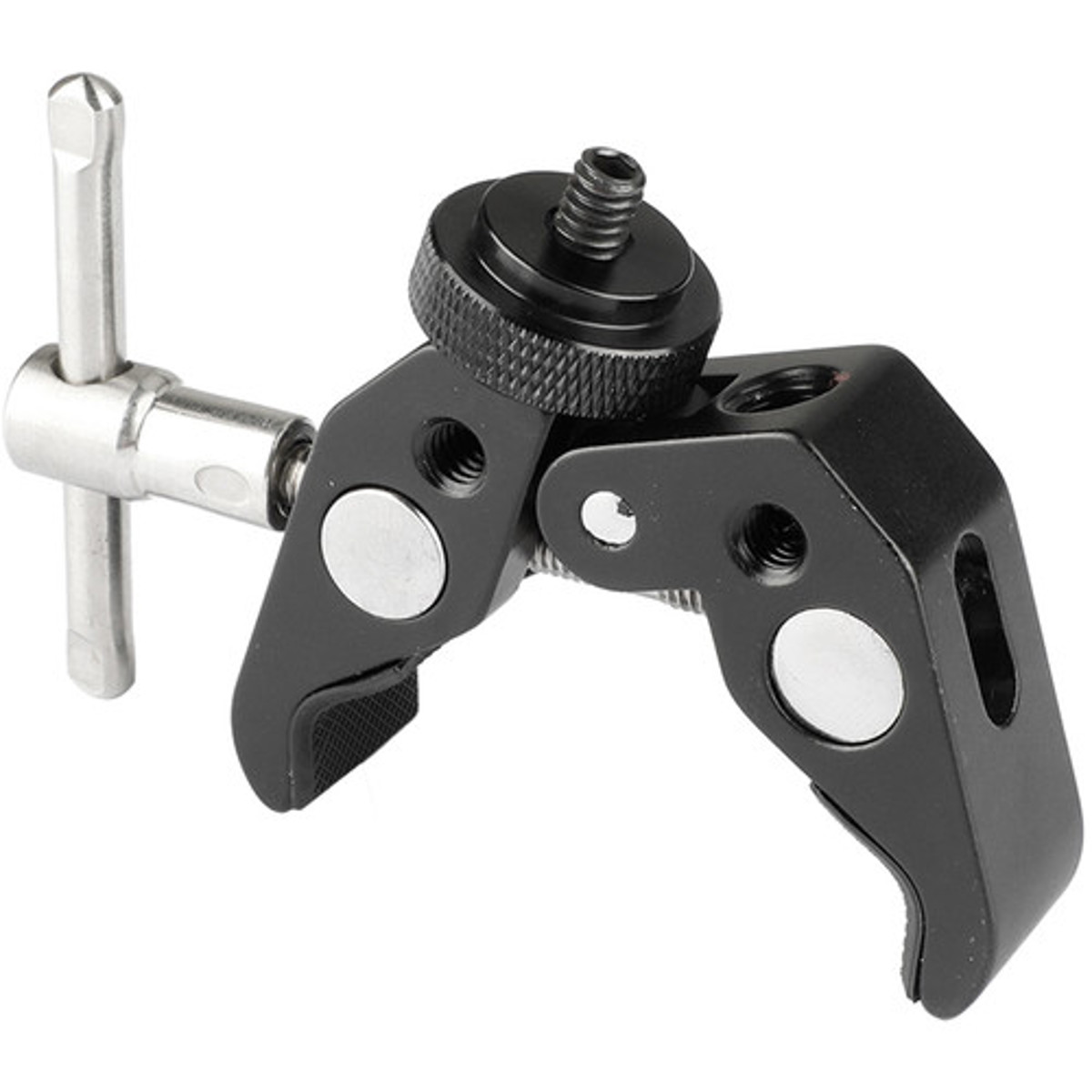 

CAMVATE Super Crab Clamp with T-Handle and Dual-Ended 1/4"-20 Male Adapter