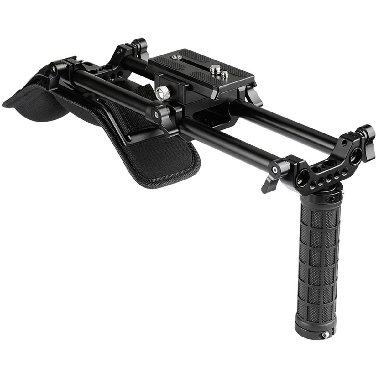 

CAMVATE Shoulder Mount Support Kit with 15mm Rod System and Manfrotto QR Plate