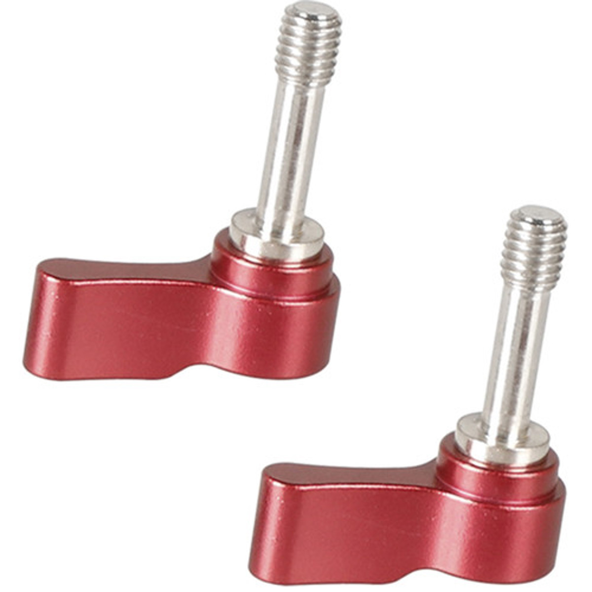 

CAMVATE M6x22mm Ratchet Wingnut Assembly Knob, 2 Pieces, Red