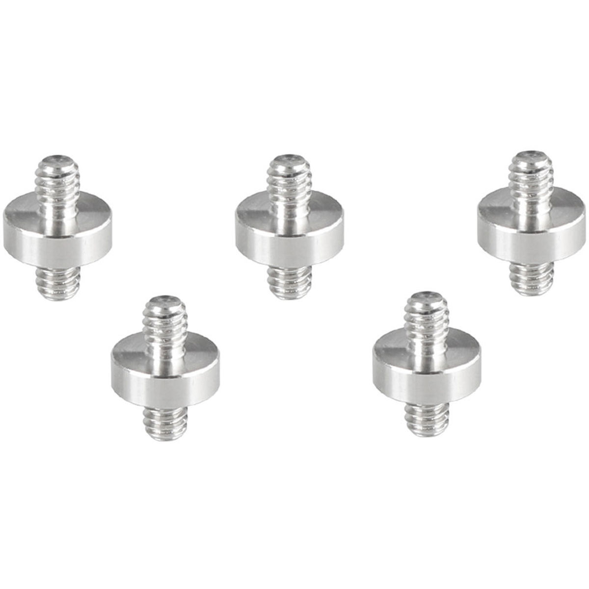 

CAMVATE 1/4"-20 Male to 1/4"-20 Male Thread Double-Ended Screw Adapter, 5 Pieces